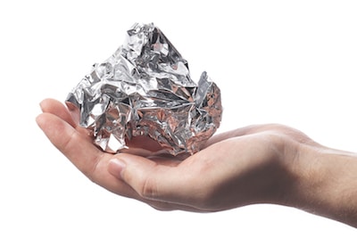 is tin foil harmful to dogs