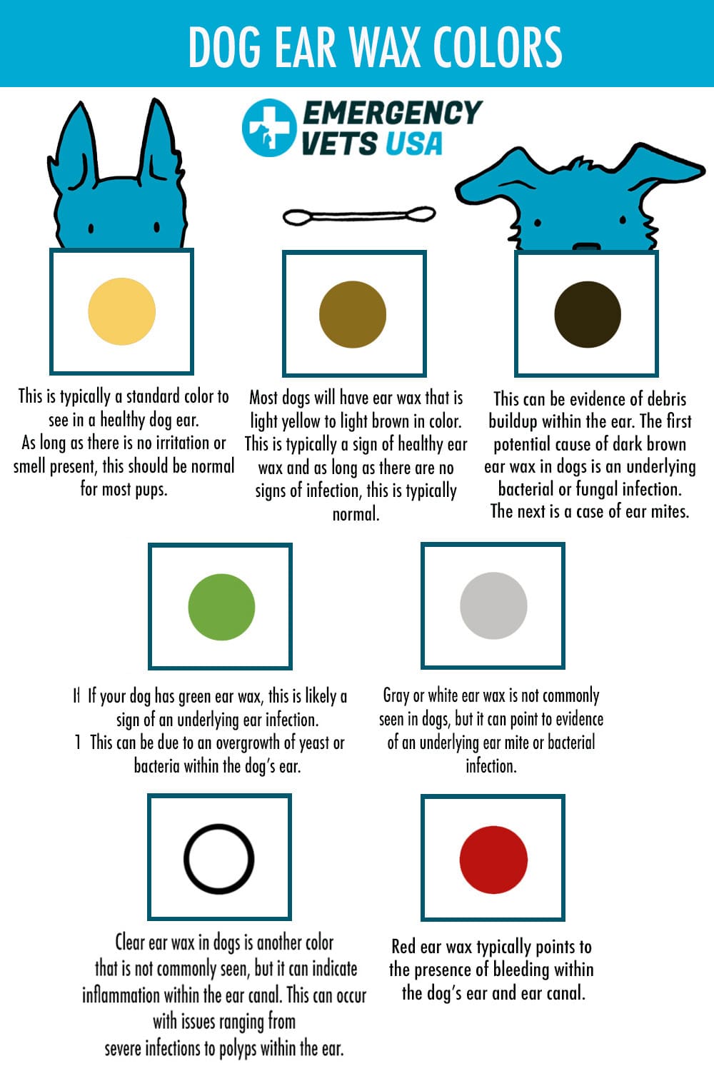 Dog Ear Wax Color Chart And Guide On What Each Color Means